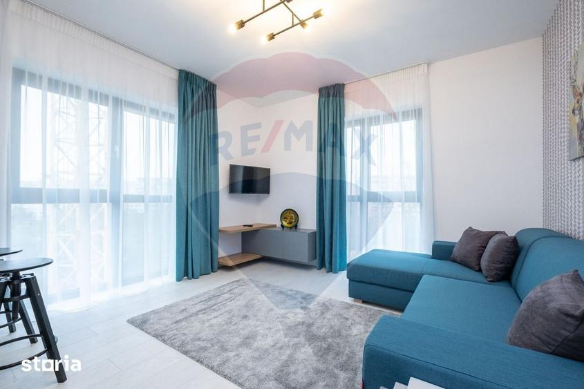 Apartament cu 2 camere decomandat, mobilat în Arcul de Triumf