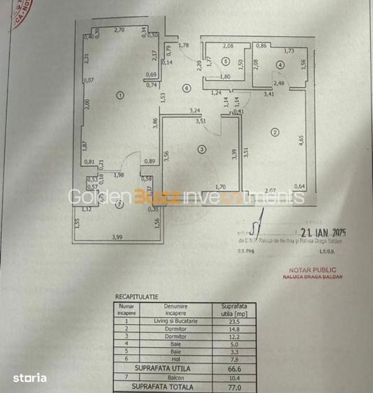 Apartament cu 3 camere în Herăstrău