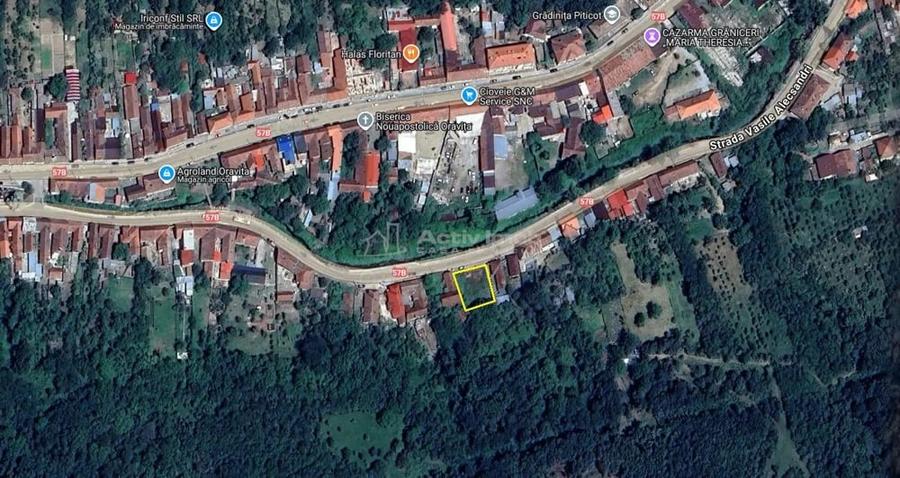 Teren de 387 mp, în Oravița