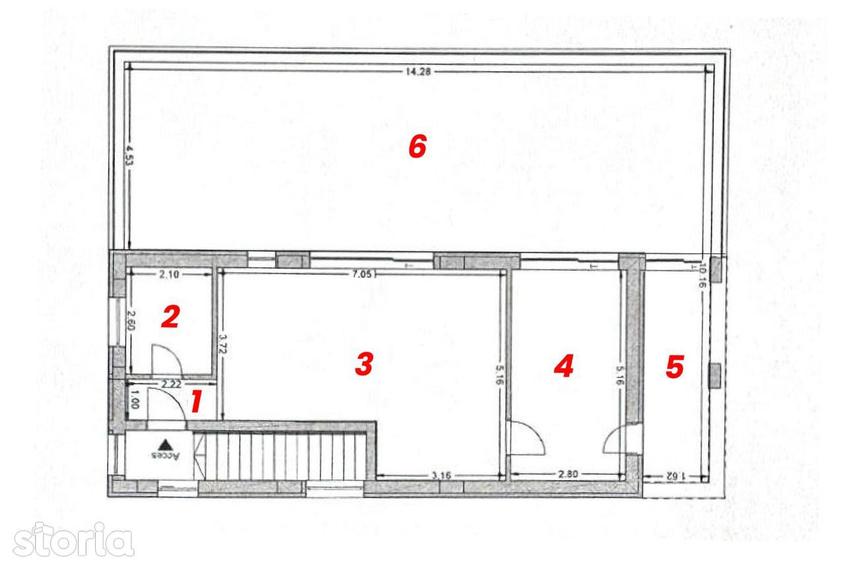 Apartament cu 3 camere în Central