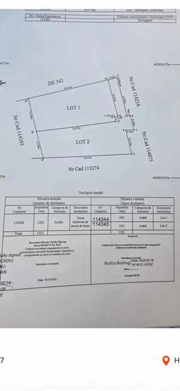 Teren de 609 mp, în Tărlungeni