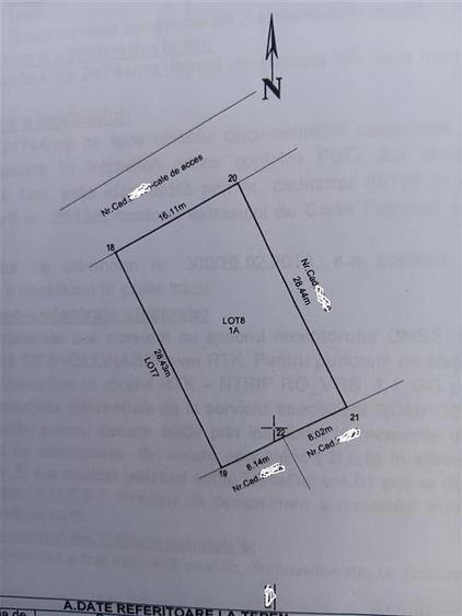 Teren Construcții intravilan de 459 mp, în Miroslava