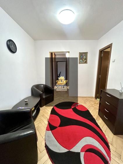 Apartament cu 3 camere semidecomandat, mobilat în Mănăștur