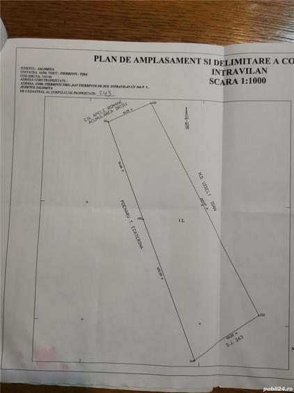 Teren de 150 mp, în Fierbinții de Sus