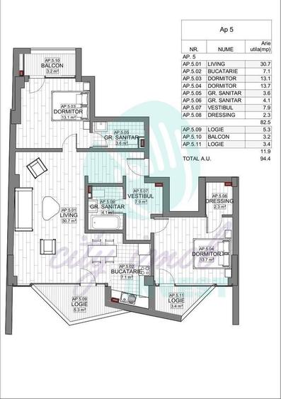 Apartament cu 3 camere în Ștefan cel Mare