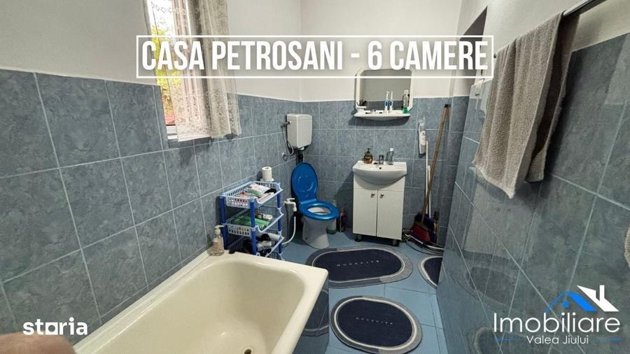 Casă cu 6 camere cu Teren 860 Mp în Petrila