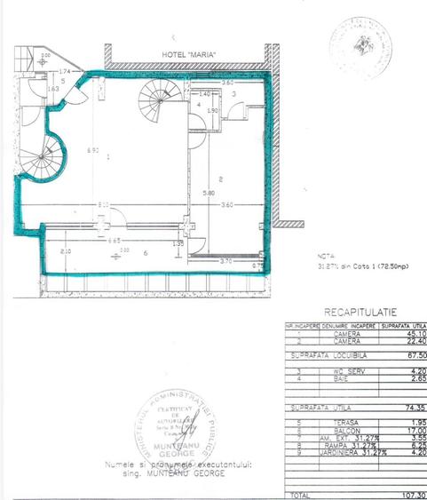 Apartament cu 3 camere decomandat în Aviatorilor