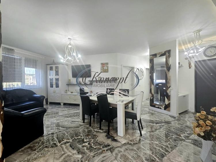 Apartament cu 3 camere semidecomandat, mobilat în Florești