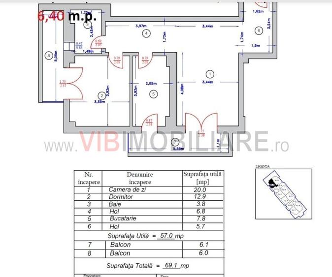 Apartament cu 2 camere, mobilat în Străulești