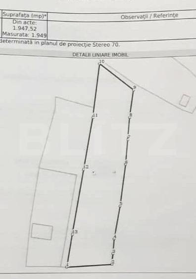 Teren Construcții intravilan de 1947 mp, în Copou