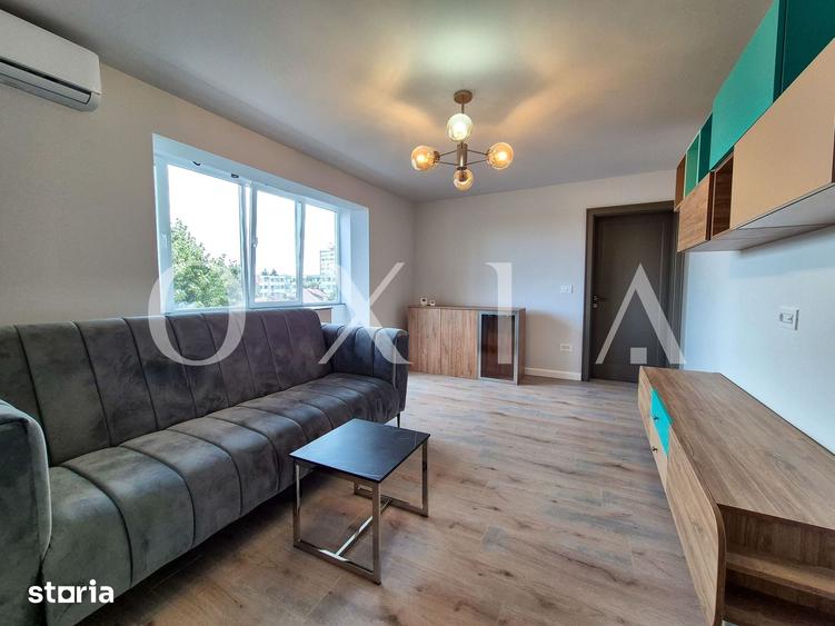 Apartament cu 3 camere semidecomandat în Olimpia-Stadion