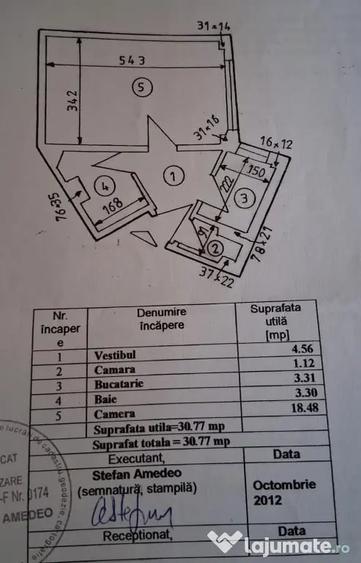 Garsonieră decomandată în Dristor