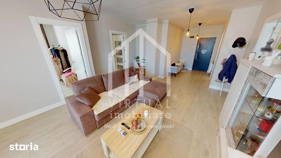 Apartament cu 3 camere, mobilat în Turnișor