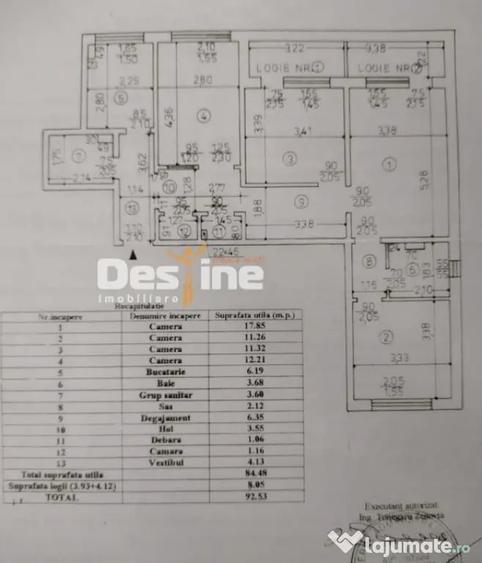 Apartament cu 4 camere decomandat în Alexandru cel Bun