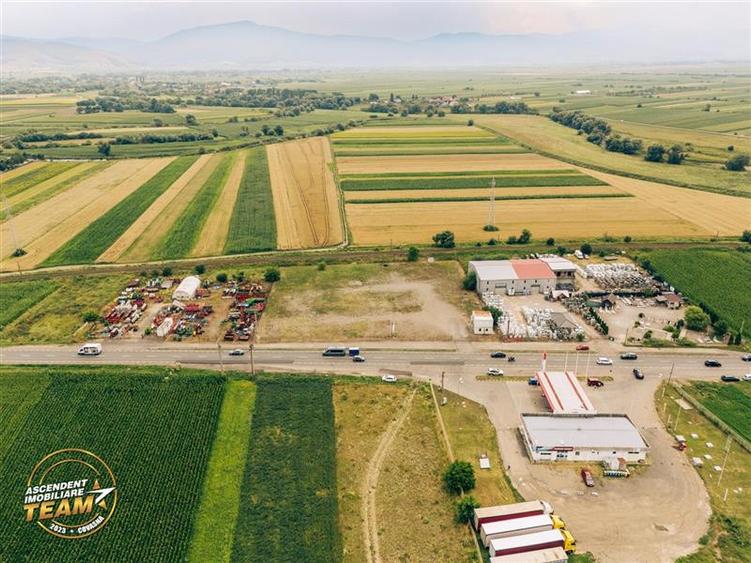 7.000 mp teren industrial premium la DN11, acces TIR, post trafo, Brasov . Sf. G - 26