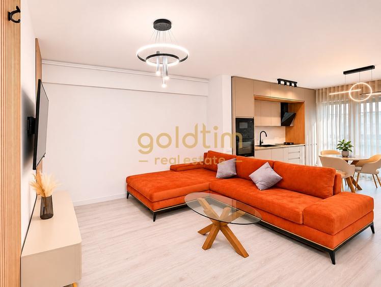 Apartament cu 2 camere semidecomandat, mobilat în Pipera