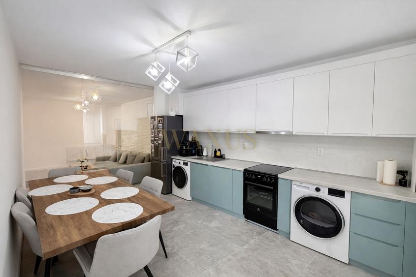Apartament cu 3 camere semidecomandat, mobilat în Florești — fotografia 1