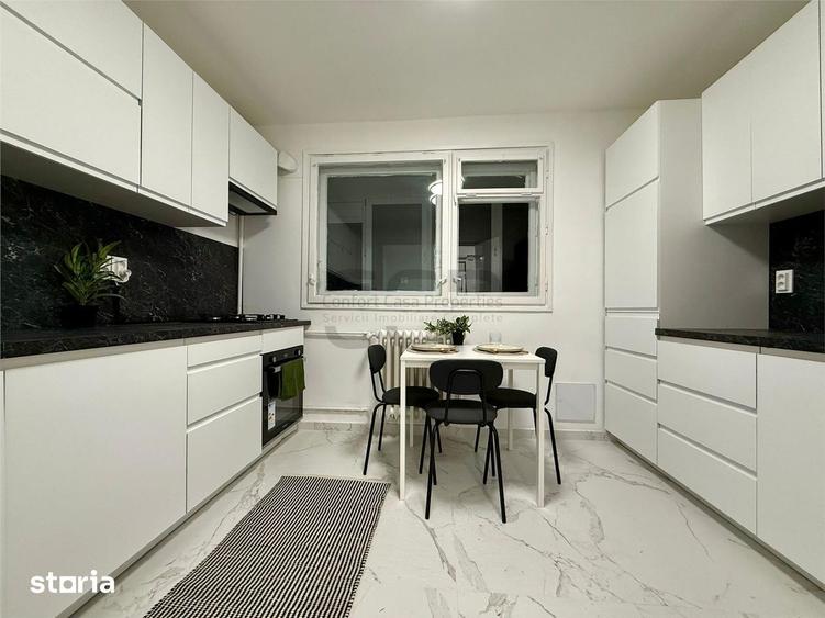 Apartament cu 3 camere semidecomandat, mobilat în Vitan