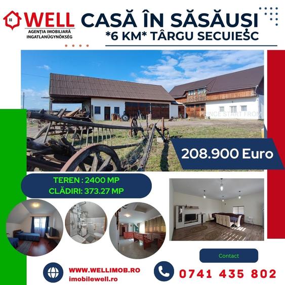 Casă cu 8 camere cu Teren 2400 Mp în Periferie