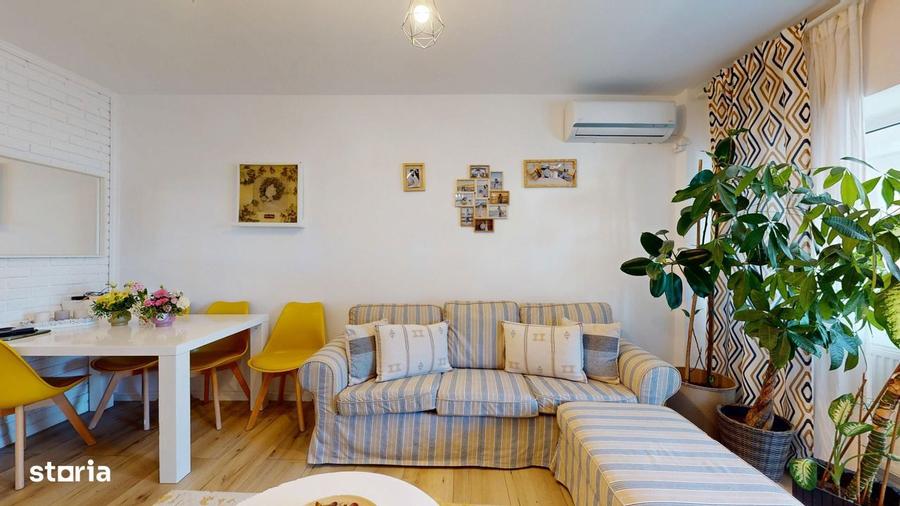 Apartament cu 3 camere decomandat, mobilat în Doamna Ghica