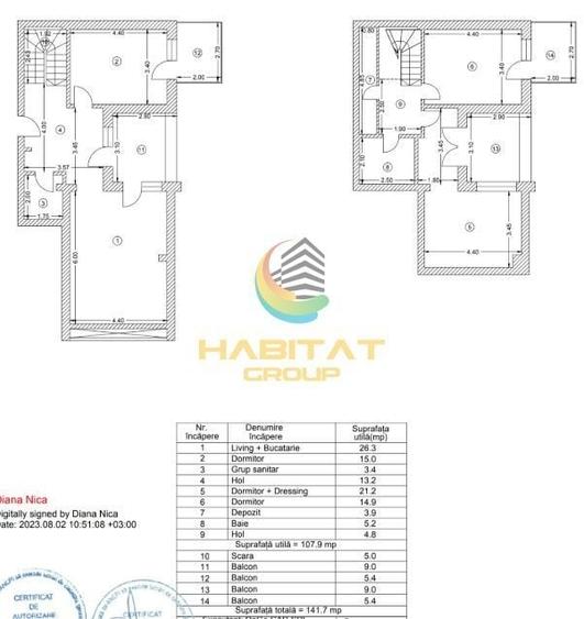 Apartament cu 4 camere decomandat în Olteniței
