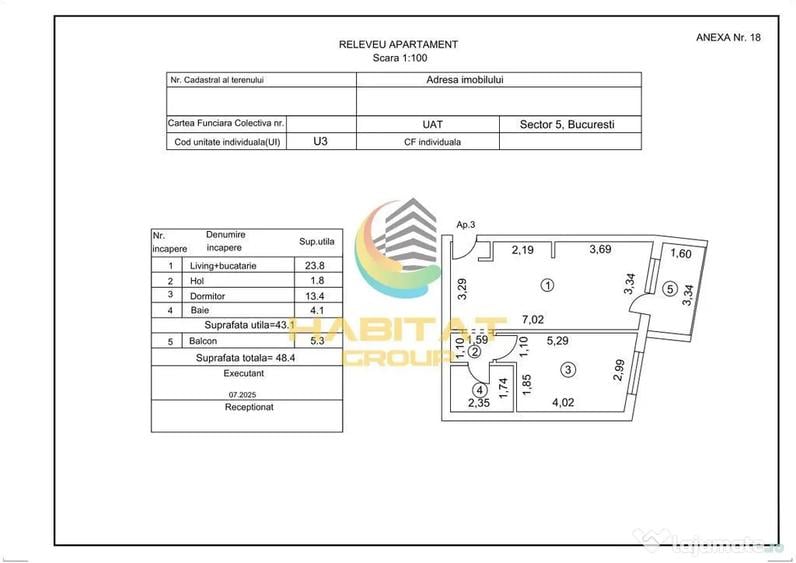 Apartament cu 2 camere semidecomandat în Prelungirea Ferentari