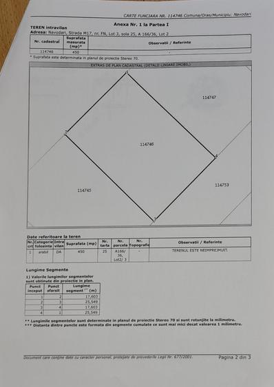 Teren de 450 mp, în Mamaia-Sat