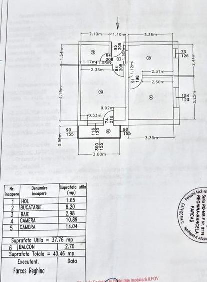 Apartament cu 2 camere decomandat în Central