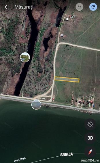 Teren de 5000 mp, în Ostrovu Corbului