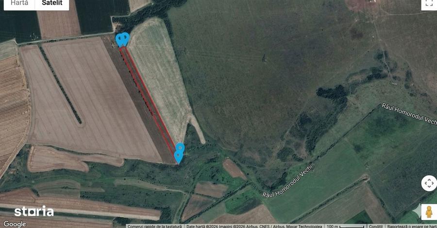 Teren de 77000 mp, în Hălchiu