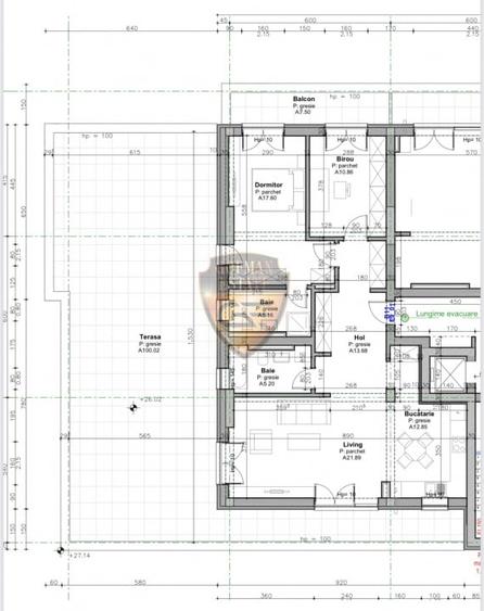 Penthouse cu 3 camere decomandat în Tomis Plus