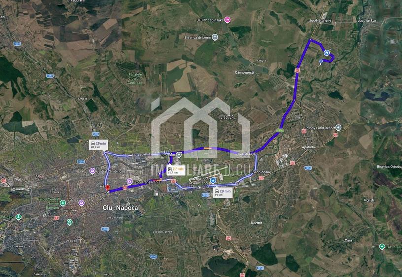 Teren Construcții intravilan de 3800 mp, în Jucu de Mijloc