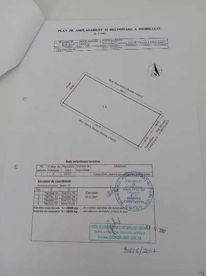 Teren Construcții extravilan de 6000 mp, în Aurel Vlaicu