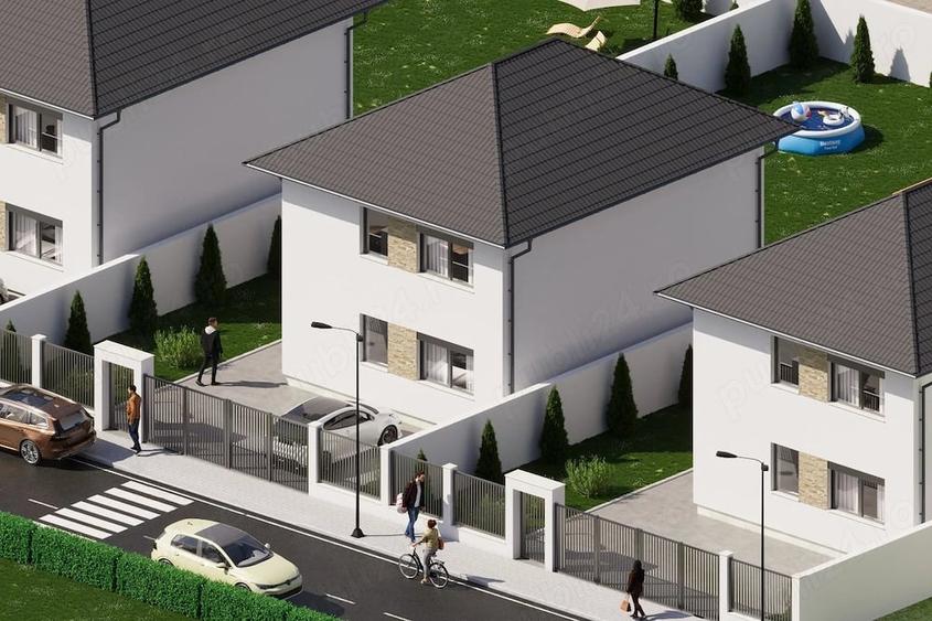 Casă cu 4 camere cu Teren 380 Mp în Tineretului