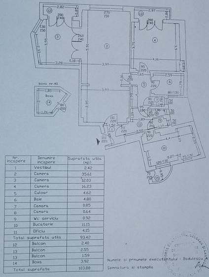 Apartament cu 3 camere circular în Universitate