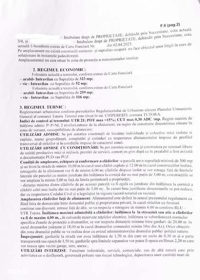 Teren de 375 mp, în Tomești