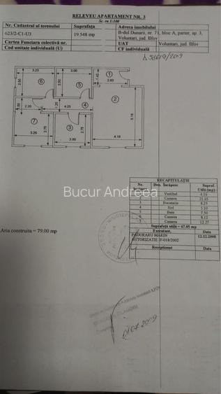Apartament de vanzare 3 camere