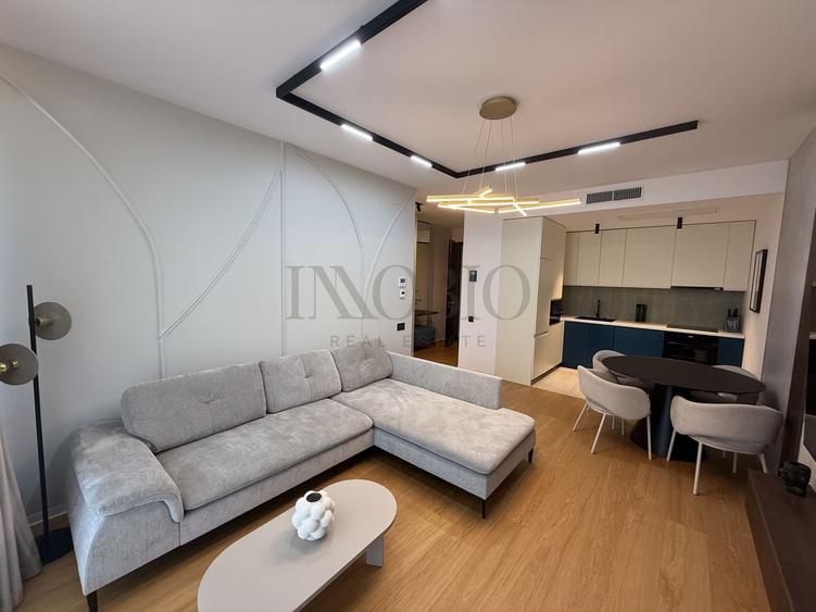 Apartament cu 2 camere, mobilat în Barbu Văcărescu
