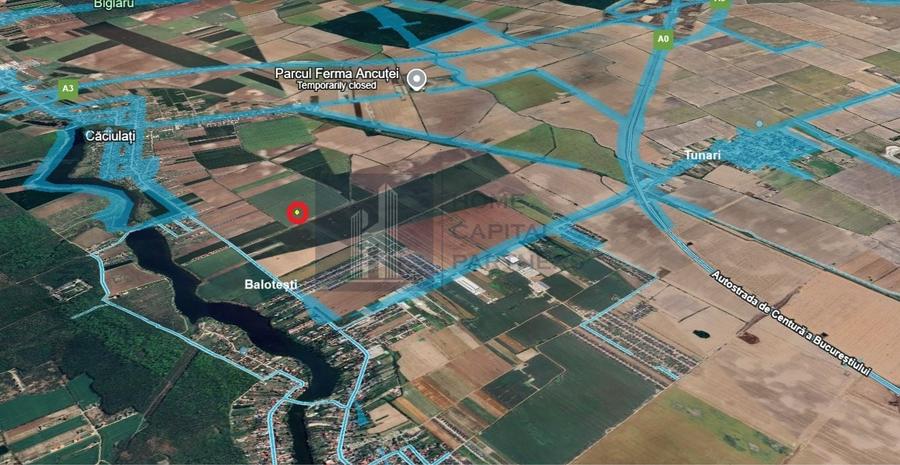 Teren agricol extravilan de 10000 mp, în Căciulați