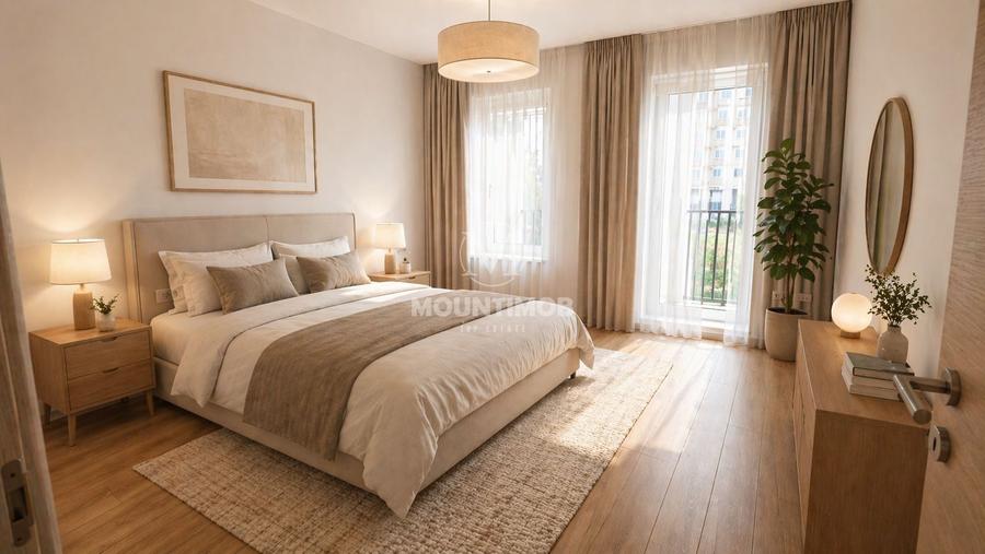 Apartament cu 3 camere decomandat în Tractorul