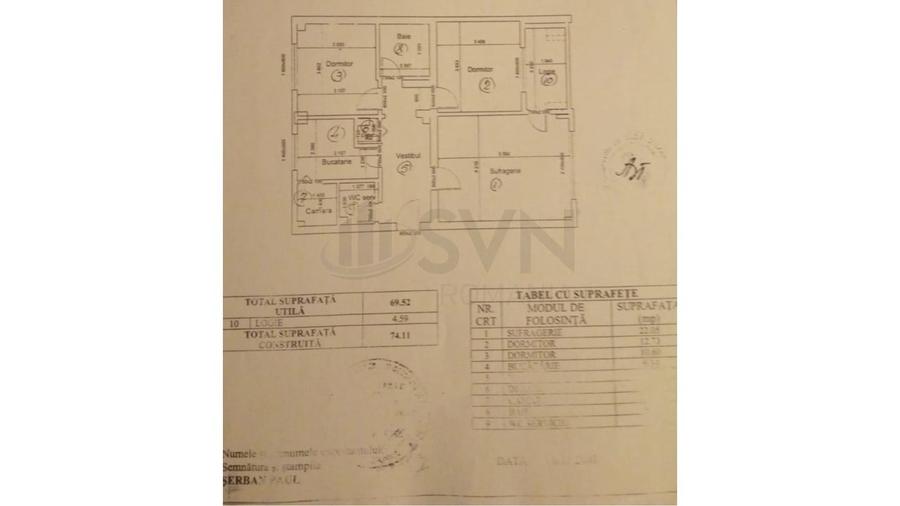 Apartament cu 3 camere decomandat în Calea Călărașilor