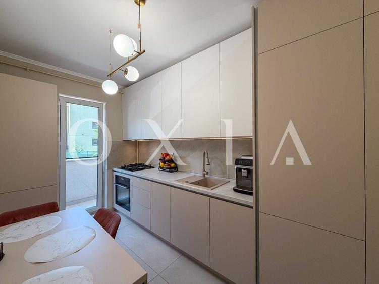Apartament cu 2 camere semidecomandat, mobilat în Giroc