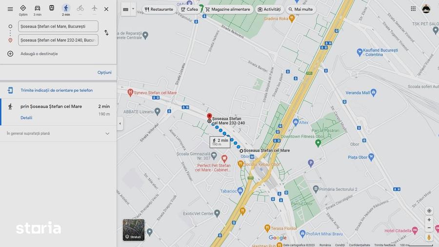 Apartament cu 2 camere în Obor