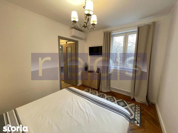Apartament cu 2 camere semidecomandat, mobilat în Romană