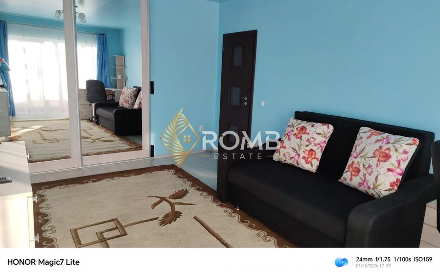 Apartament cu 2 camere decomandat, mobilat în Florești