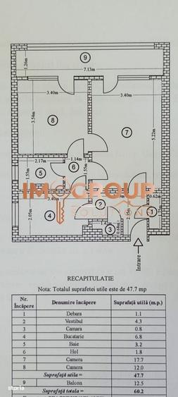 Apartament cu 2 camere decomandat în Alexandru cel Bun