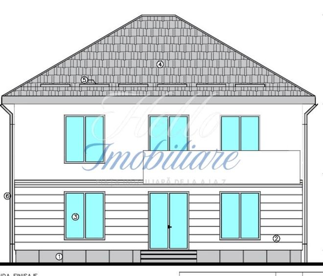 Casă individuală cu 5 camere cu Teren 700 Mp în Baciu