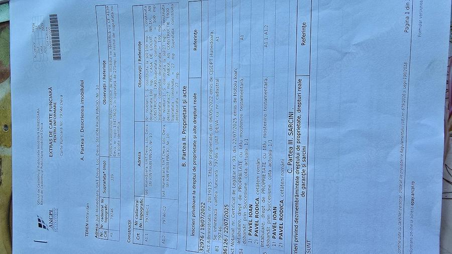 Casă cu 3 camere cu Teren 766 Mp în Viile Noi