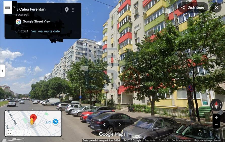 Apartament cu 2 camere decomandat, mobilat în Ferentari