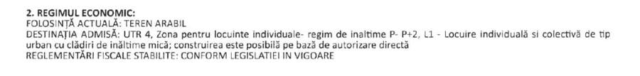 Teren Construcții de 2211 mp, în Nord